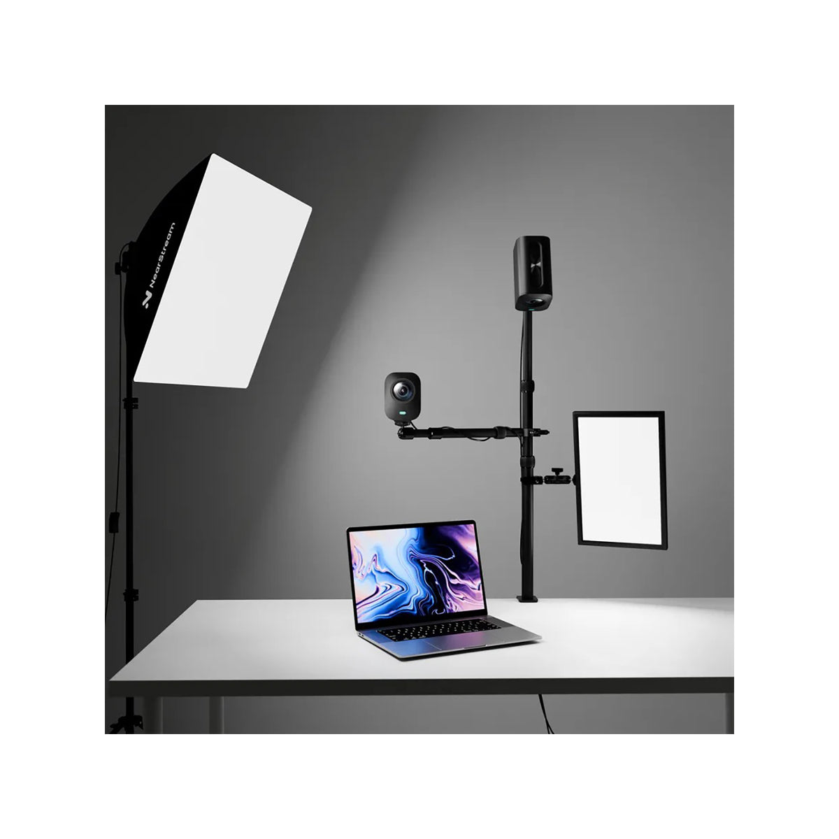NearStream ST40 Camera Desk Mount with Dual Telescopic Arms