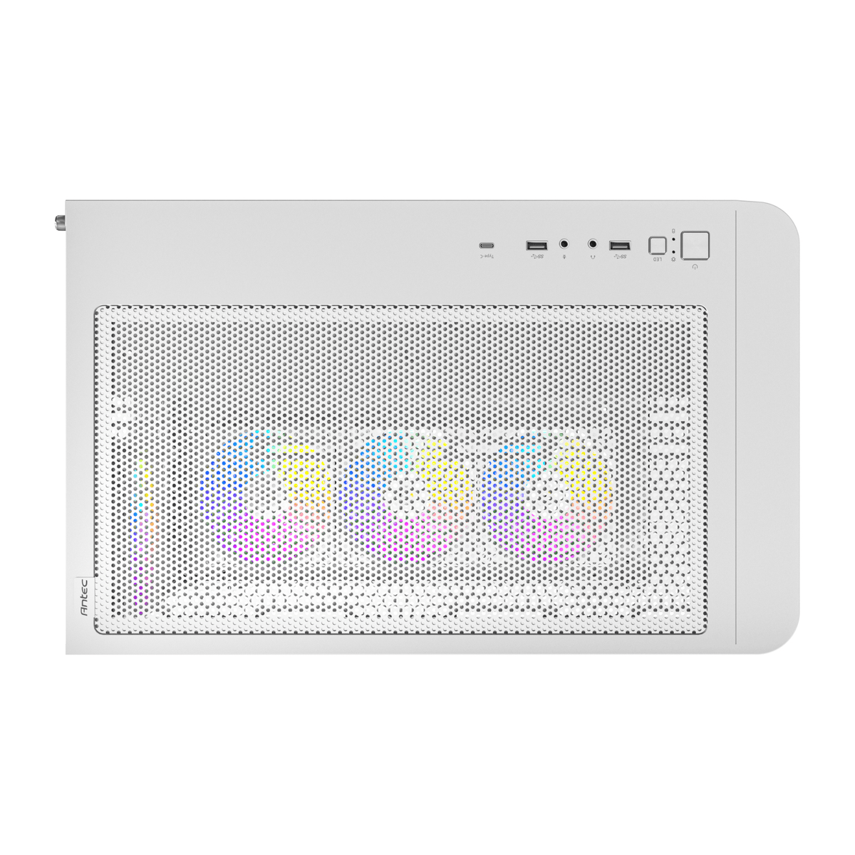 Antec C5 CURVED ARGB ATX | Micro-ATX | ITX ARGB Dual Chamber Mid-Tower Gaming Chassis - White