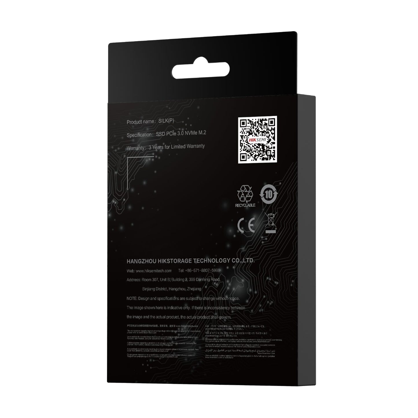 Hiksemi Silk(P) 128GB Gen3 M.2 NVMe 3D NAND SSD