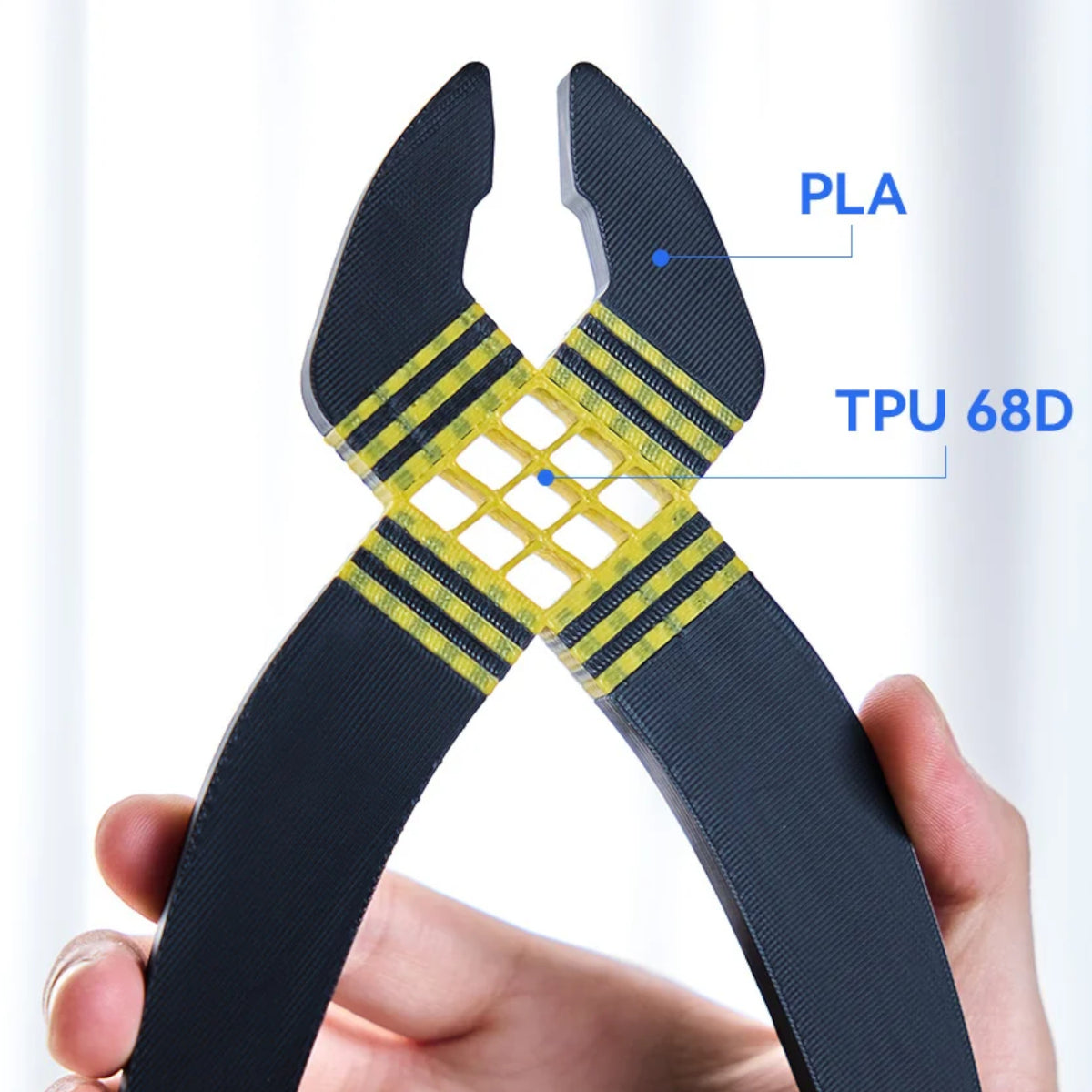 Anycubic TPU 68D filament 1kg – Yellow