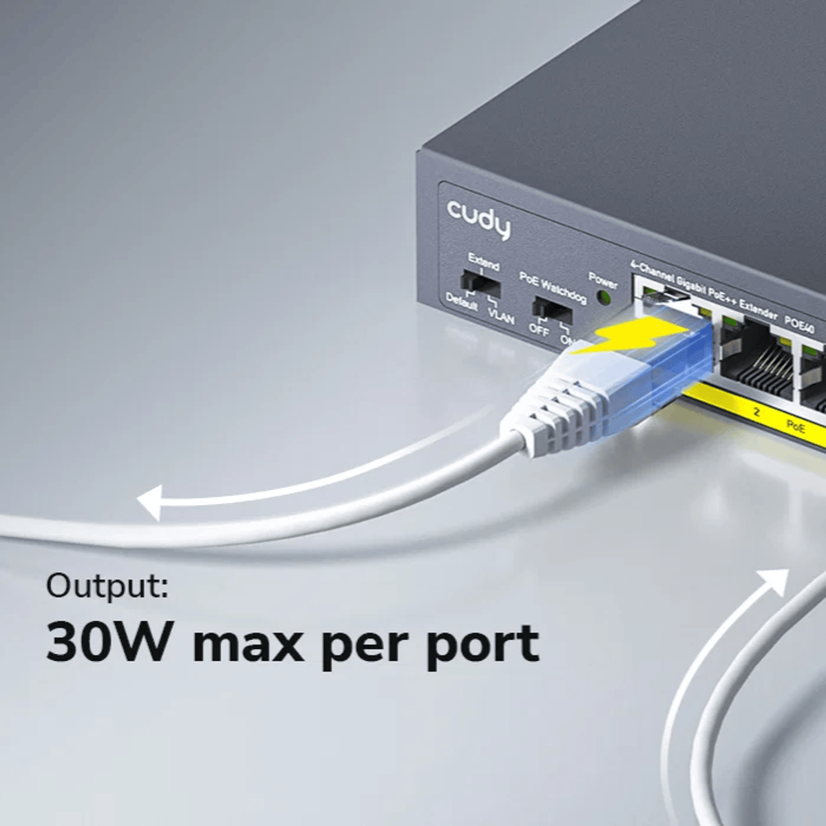 Cudy 4 Port Gigabit PoE 1x PoE Input 60W Switch