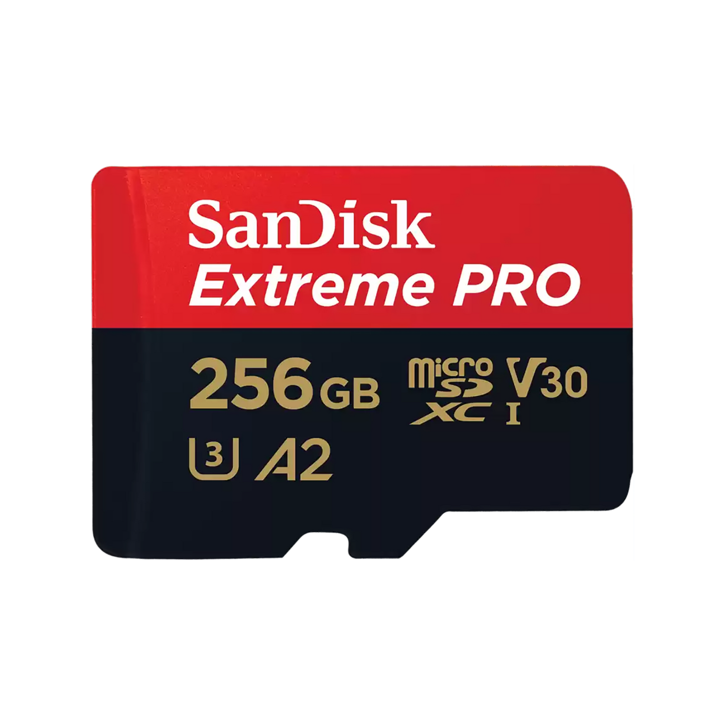 Sandisk Extreme Pro 256GB 4K Video MicroSDXC Card with Adapter