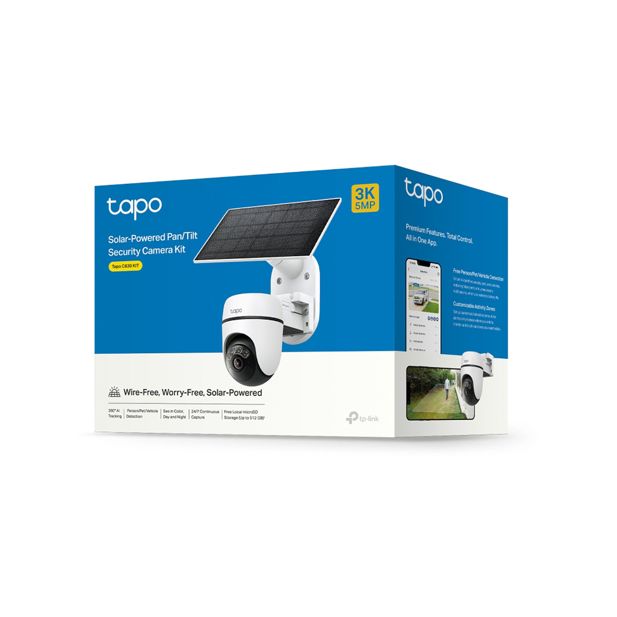 TP-Link TAPO C630 Solar Pan/Tilt Security Camera Kit