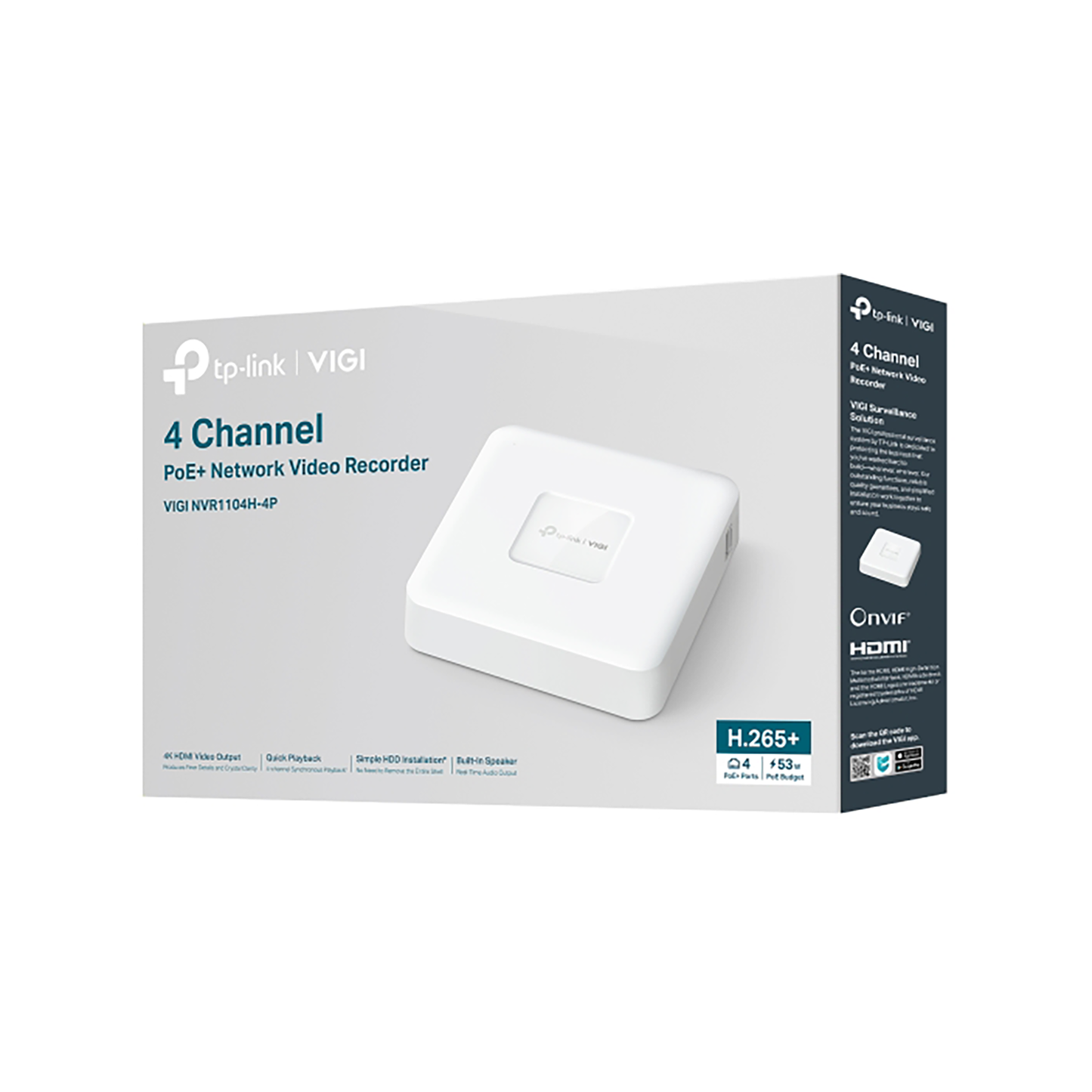 TP-Link VIGI 4-Channel POE+ NVR