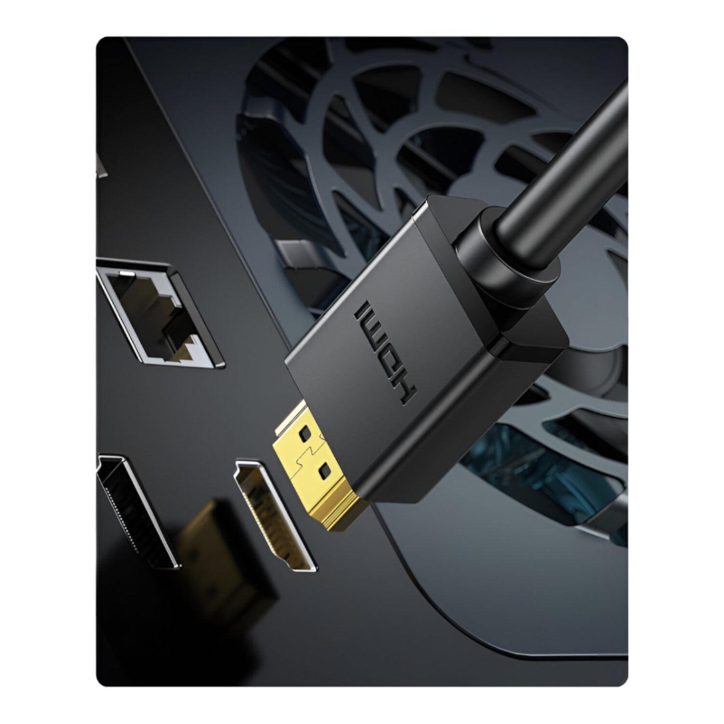 UGREEN HD104-10107 HDMI 4K Cable Male to Male Black 2m - Black