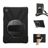 Port Designs Pro Shock 360 Rugged Protective and Rotative Folio for Samsung Galaxy Tab A9+ - Black