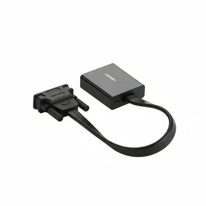 UGREEN DVI-D 24+1 to VGA Active Video Adapter (Male to Female) – Black