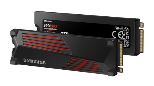 Samsung 990 Pro 1TB NVMe SSD with Heatsink