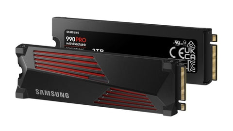 Samsung 990 Pro 1TB NVMe SSD with Heatsink