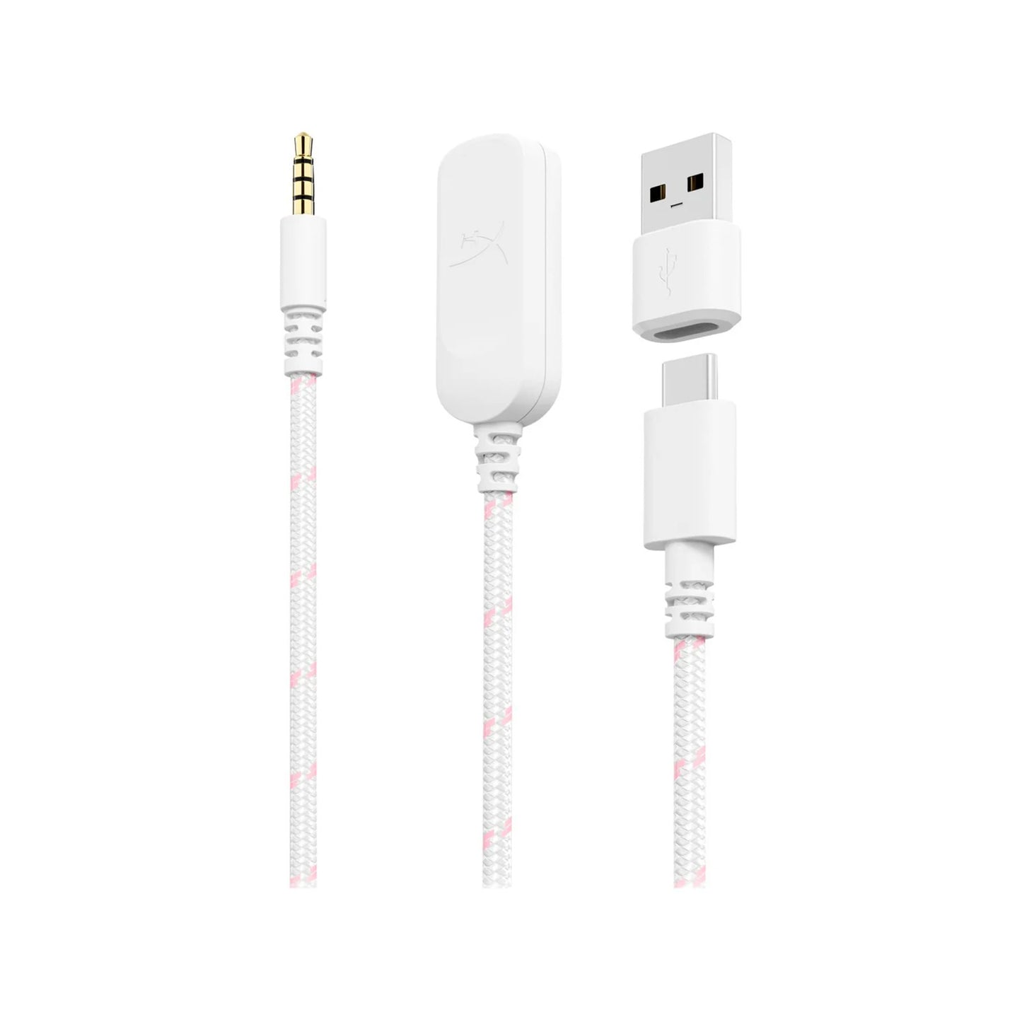 HP HyperX Cloud III Wired Gaming Headset White & Pink