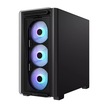 Asus A23 PLUS ARGB Micro-ATX Gaming Chassis - Black