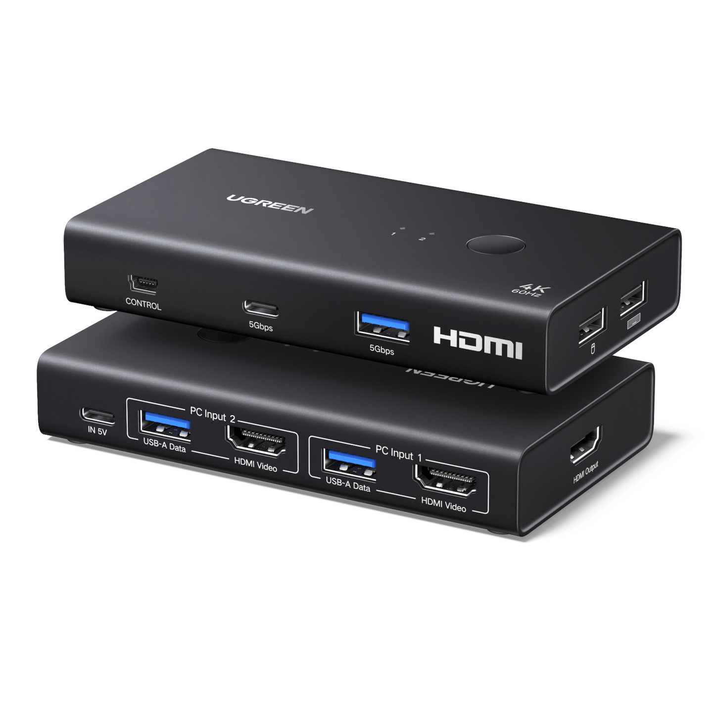 UGreen HDMI 2.0 KVM Switch 2-In-1 Out