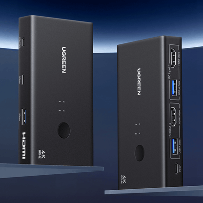 UGreen HDMI 2.0 KVM Switch 2-In-1 Out