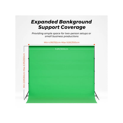 NearStream VK40 Professional Photography Lighting Kit with Green Backdrop