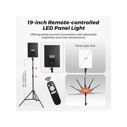 NearStream VK40 Professional Photography Lighting Kit with Green Backdrop