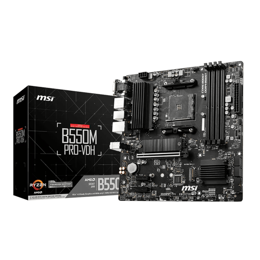 MSI B550M PRO-VDH AM4 M-ATX Motherboard