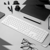 Keychron B6 Pro Ultra-Slim 100% Wireless Keyboard – Ivory White