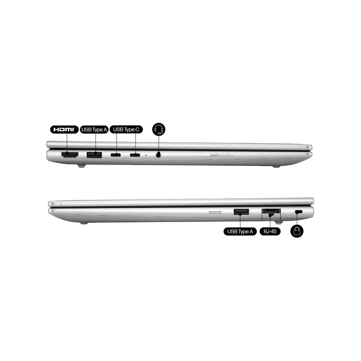 HP ProBook 4 G1iR 14" Core 7-150U 16GB 512GB Win 11 Pro Notebook