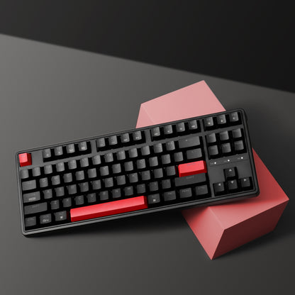 Keychron C3 Pro QMK/VIA Wired Mechanical Keyboard (80% Layout, Red Switches, ABS Keycaps)