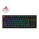 Keychron C3 Pro 8K QMK RGB Wired Mechanical Keyboard (80% Layout, Red Super Switch Hot-Swappable)