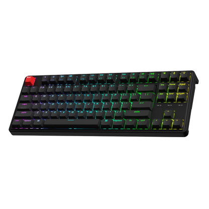 Keychron C3 Pro 8K QMK RGB Wired Mechanical Keyboard (80% Layout, Red Super Switch Hot-Swappable)