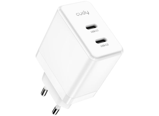 Cudy 40W 2 Port USB-C Fast Charging Adapter