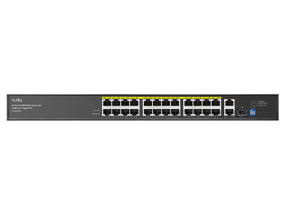 Cudy 24 Port Fast Ethernet PoE 290W 2 Gigabit 1SFP Switch