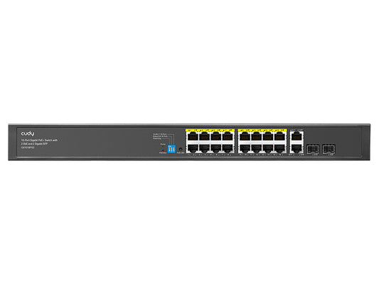 Cudy 16 Port Gigabit PoE 180W 2 Gigabit 2SFP Switch