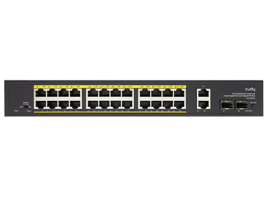 Cudy 24 Port Gigabit PoE 280W 2 Gigabit 2SFP Switch