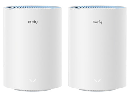 Cudy Dual Band WiFi 5 1200Mbps Fast Ethernet Mesh 2 Pack