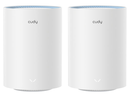 Cudy Dual Band WiFi 5 1200Mbps Fast Ethernet Mesh 2 Pack