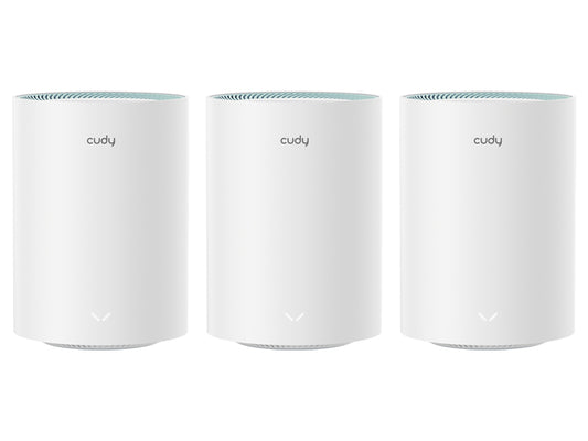 Cudy Dual Band WiFi 5 1200Mbps Gigabit Mesh 3 Pack