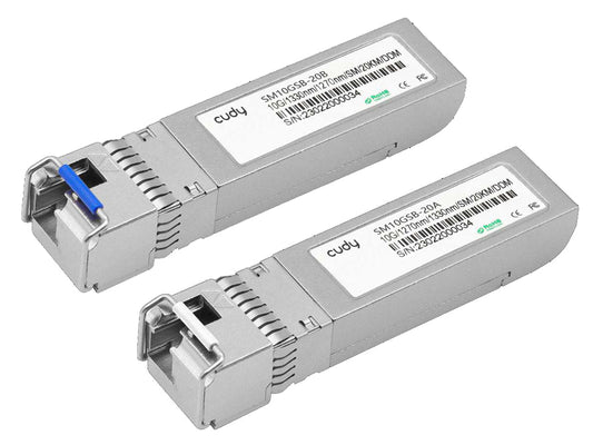 Cudy Single Mode 10G LC Bi-Directional SFP 20km