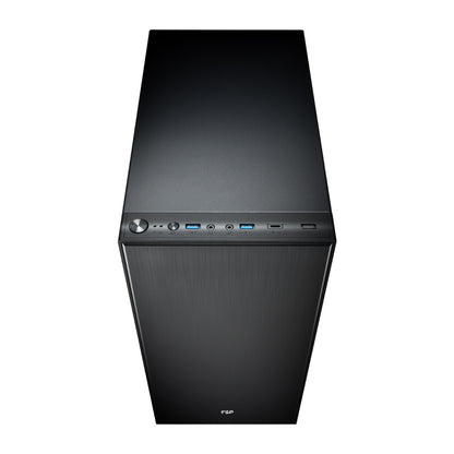 FSP CMT223S ATX Mid Tower Chassis - Black