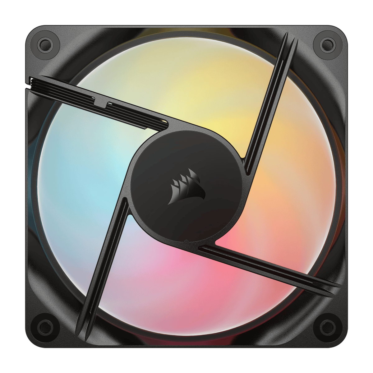 Corsair RS120-R ARGB 120mm PWM Reverse Fans Triple Pack - Black