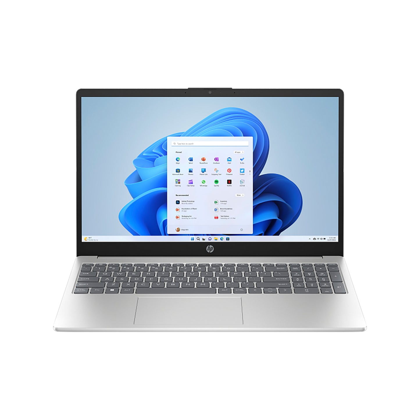 HP 15S 15.6" FHD UltraSlim AI Ultra 7-225U 16GB 512GB Win 11 Home Silver Notebook