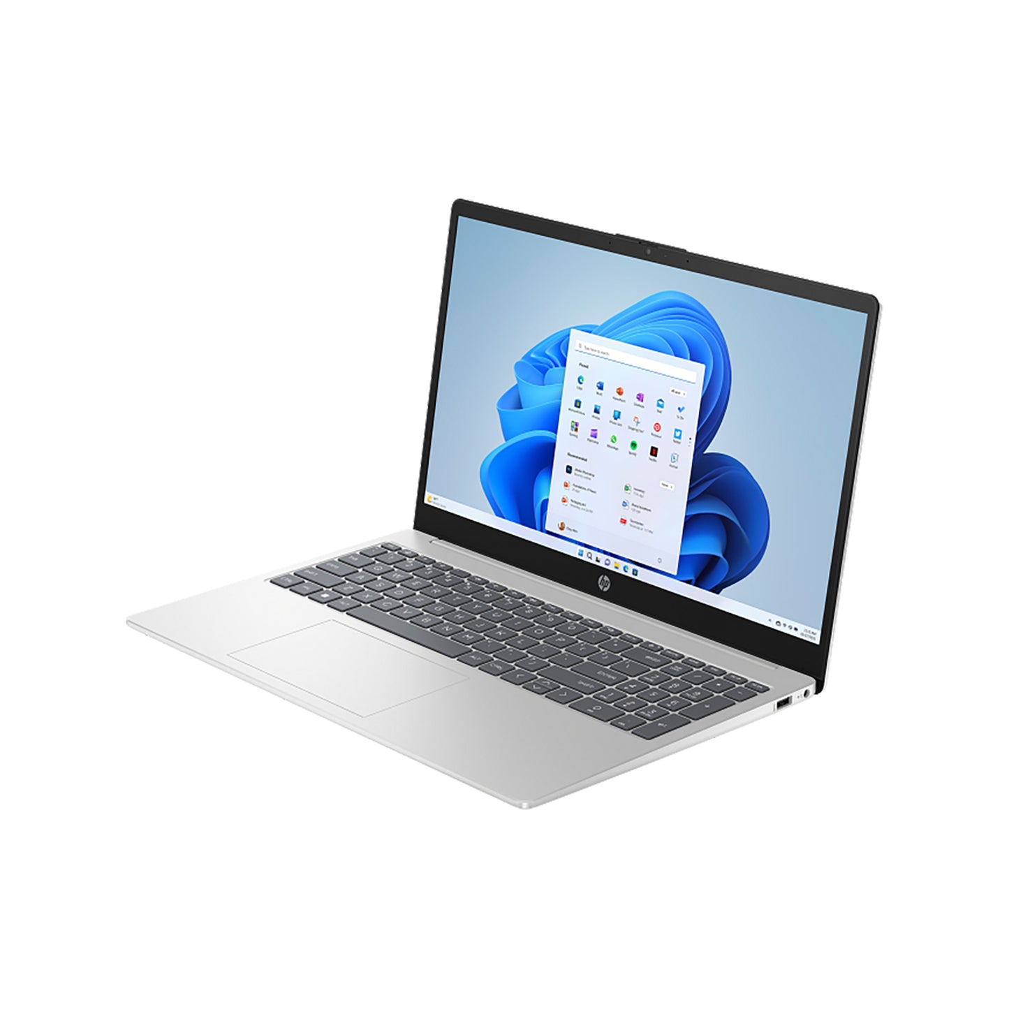 HP 15S 15.6" FHD UltraSlim AI U7-255U 8GB 512GB Win 11 Home Silver Notebook