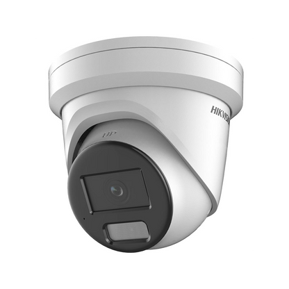 Hikvision 4MP Colorvu Smart Hybrid Light Fixed Turret Camera