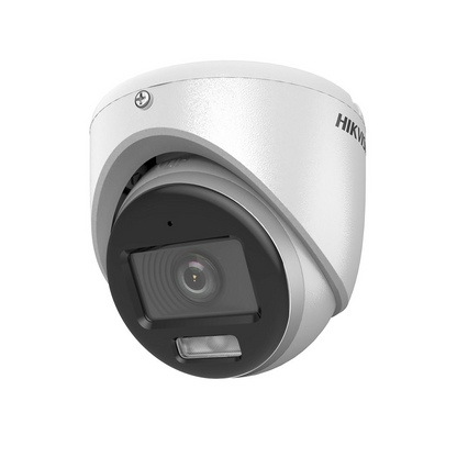 Hikvision 2MP Smart Hybrid Light Colorvu Fixed Turret Analog Camera