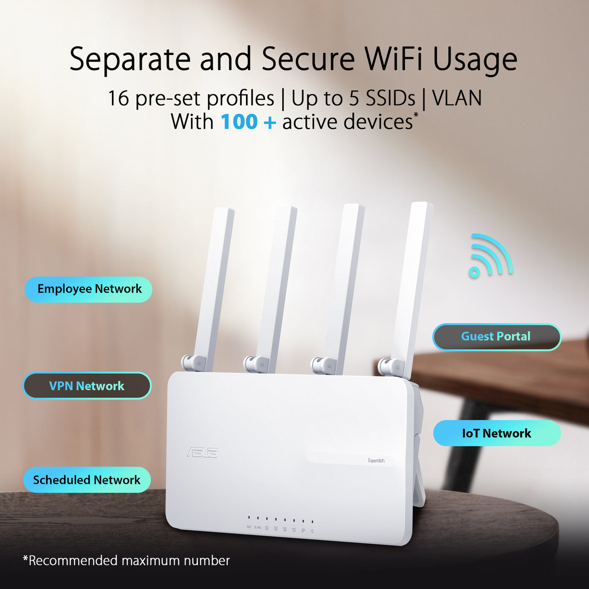 Asus ExpertWifi AX3000 Dual-Band Wi-Fi 6 WAN Router