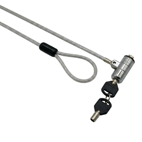GIZZU 1.8m T-Bar Laptop Cable Lock Master Key Compatible