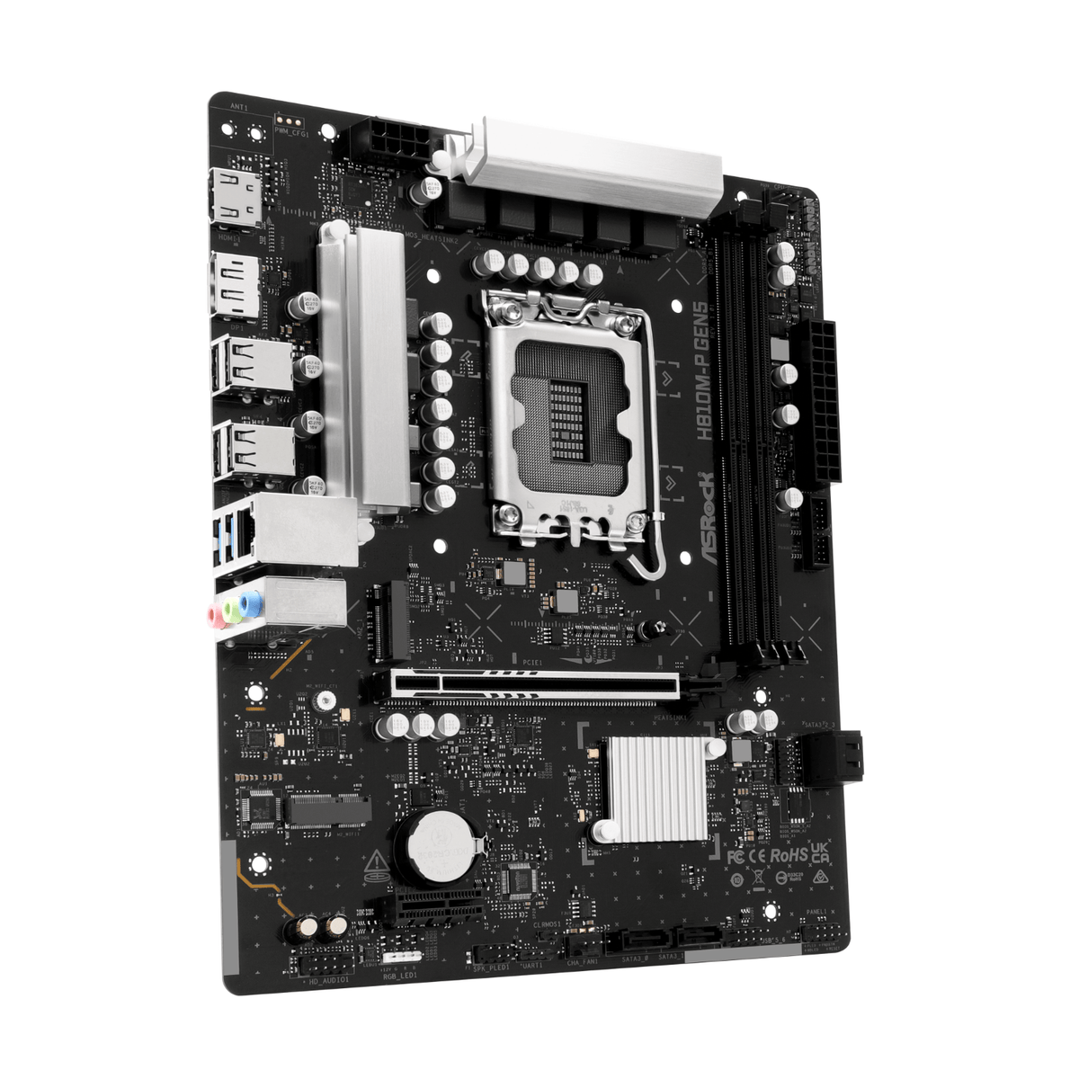 ASROCK H810M-P Gen 5 Intel LGA 1851 M-ATX Motherboard