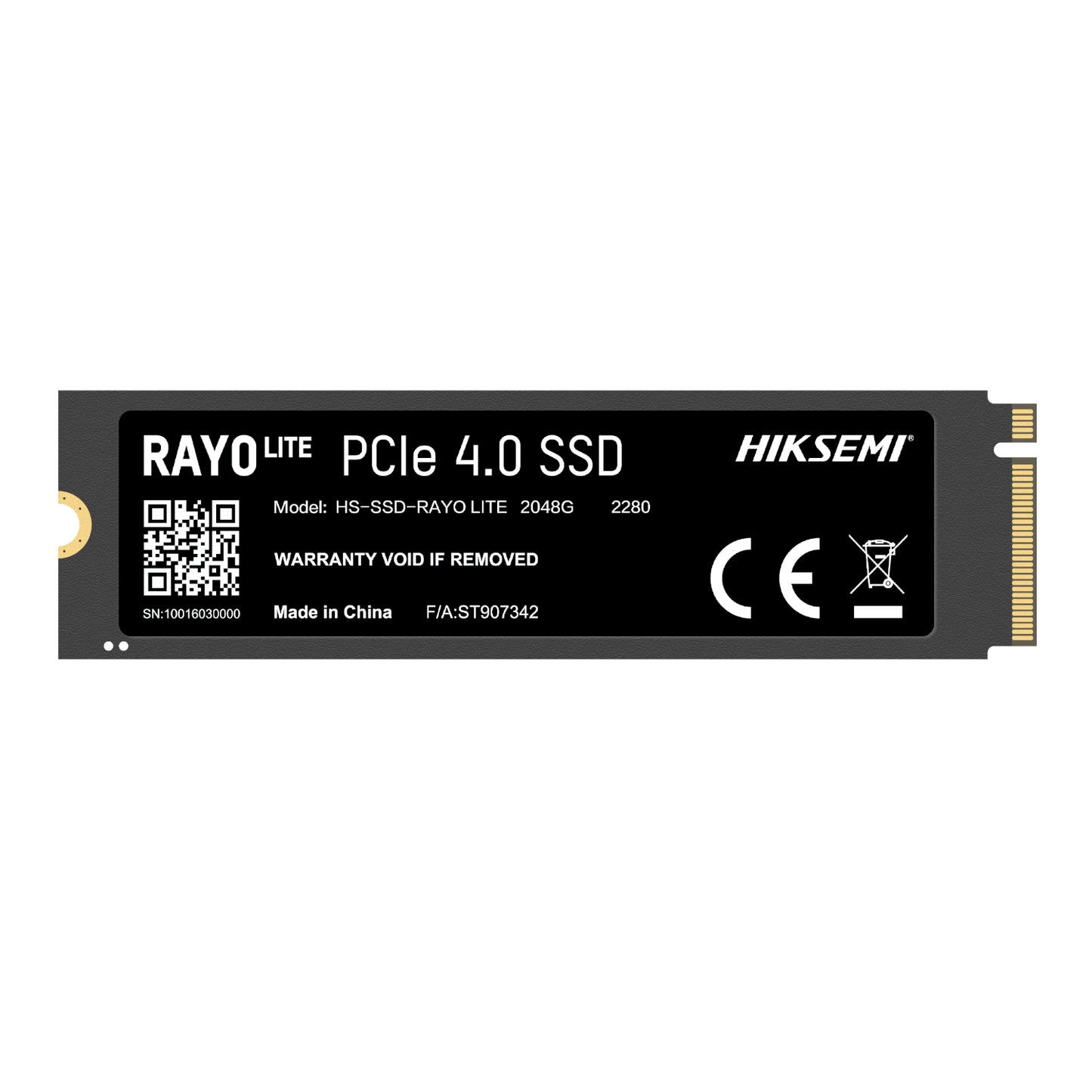 Hiksemi Rayo Lite 2TB Gen4 M.2 NVMe 3D NAND SSD