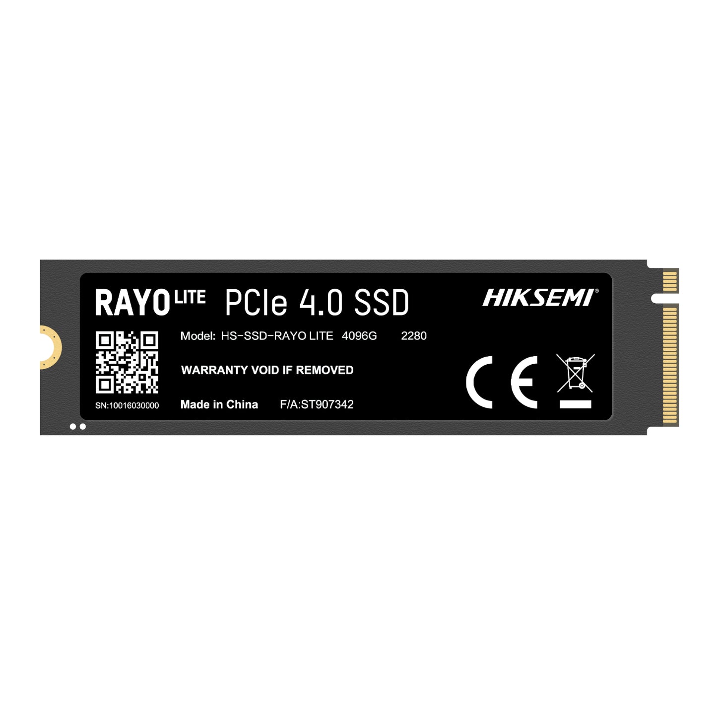 Hiksemi Rayo Lite 4TB Gen4 M.2 NVMe 3D NAND SSD