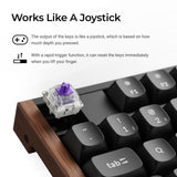 Keychron K10 HE 100% Wireless Magnetic Gaming Keyboard Nebula Switches – Black