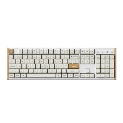 Keychron K10 HE Special Edition Full-size Hot-Swap Gateron Dbl-Rail Nebula Switch RGB Wireless Keyboard - White (Wood + Al)