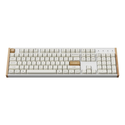 Keychron K10 HE Special Edition Full-size Hot-Swap Gateron Dbl-Rail Nebula Switch RGB Wireless Keyboard - White (Wood + Al)