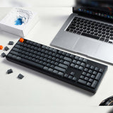 Keychron K10 QMK Full-size RGB Wireless Custom Mechanical Keyboard V.2 (Super RED Switch) – Black