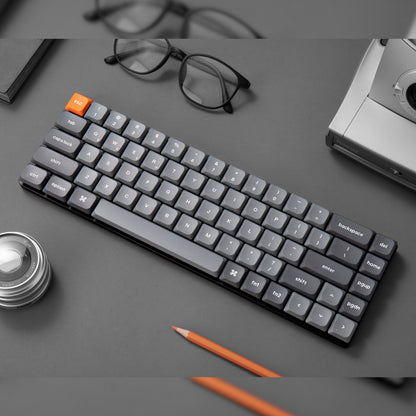 Keychron K7 Max QMK/VIA 65% Wireless Custom Mechanical Keyboard | RED Switches