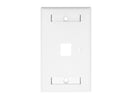 Linkbasic One Port Faceplate 115 x 70mm